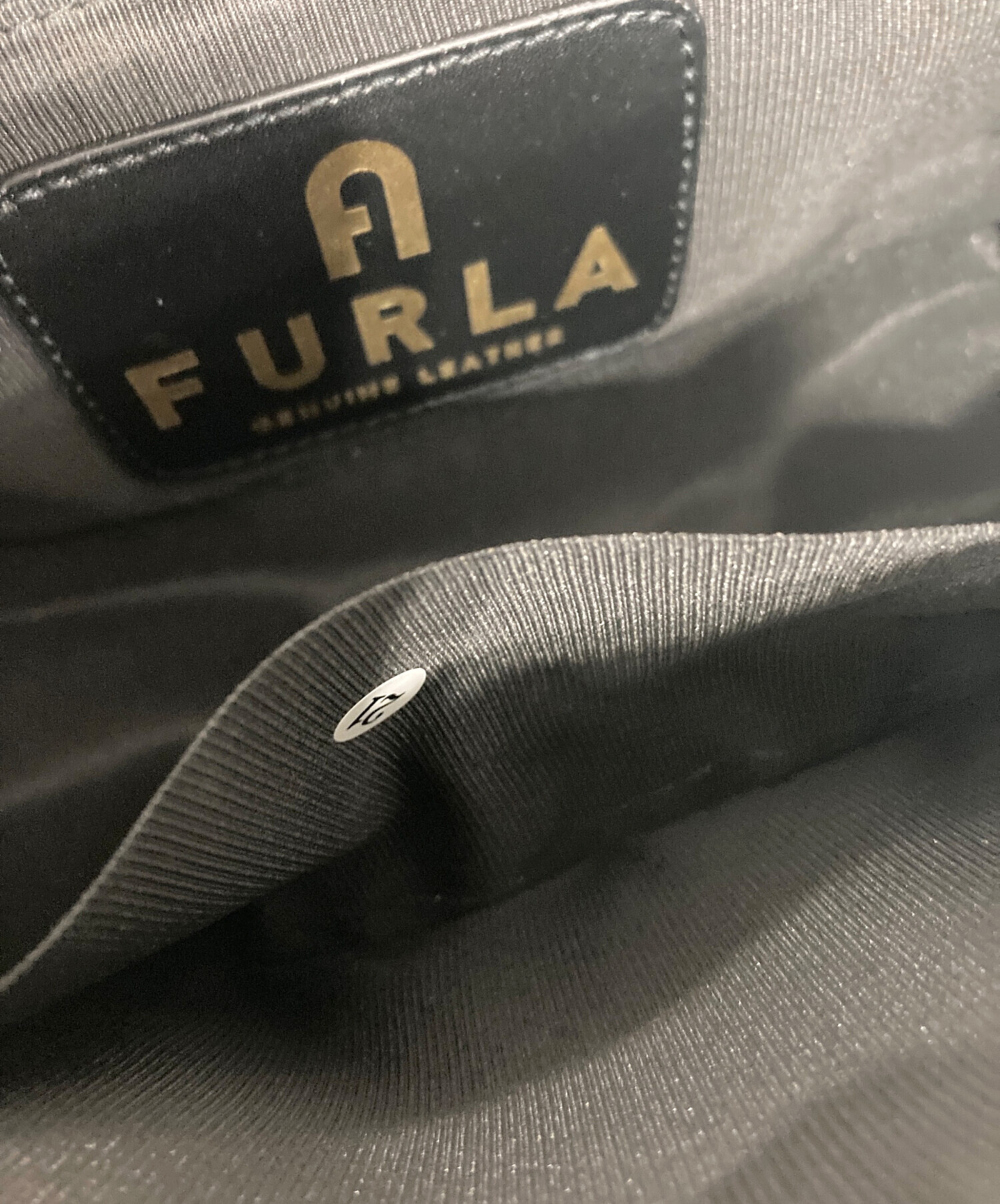 中古・古着通販】FURLA (フルラ) バイカラーショルダーバッグ ベージュ