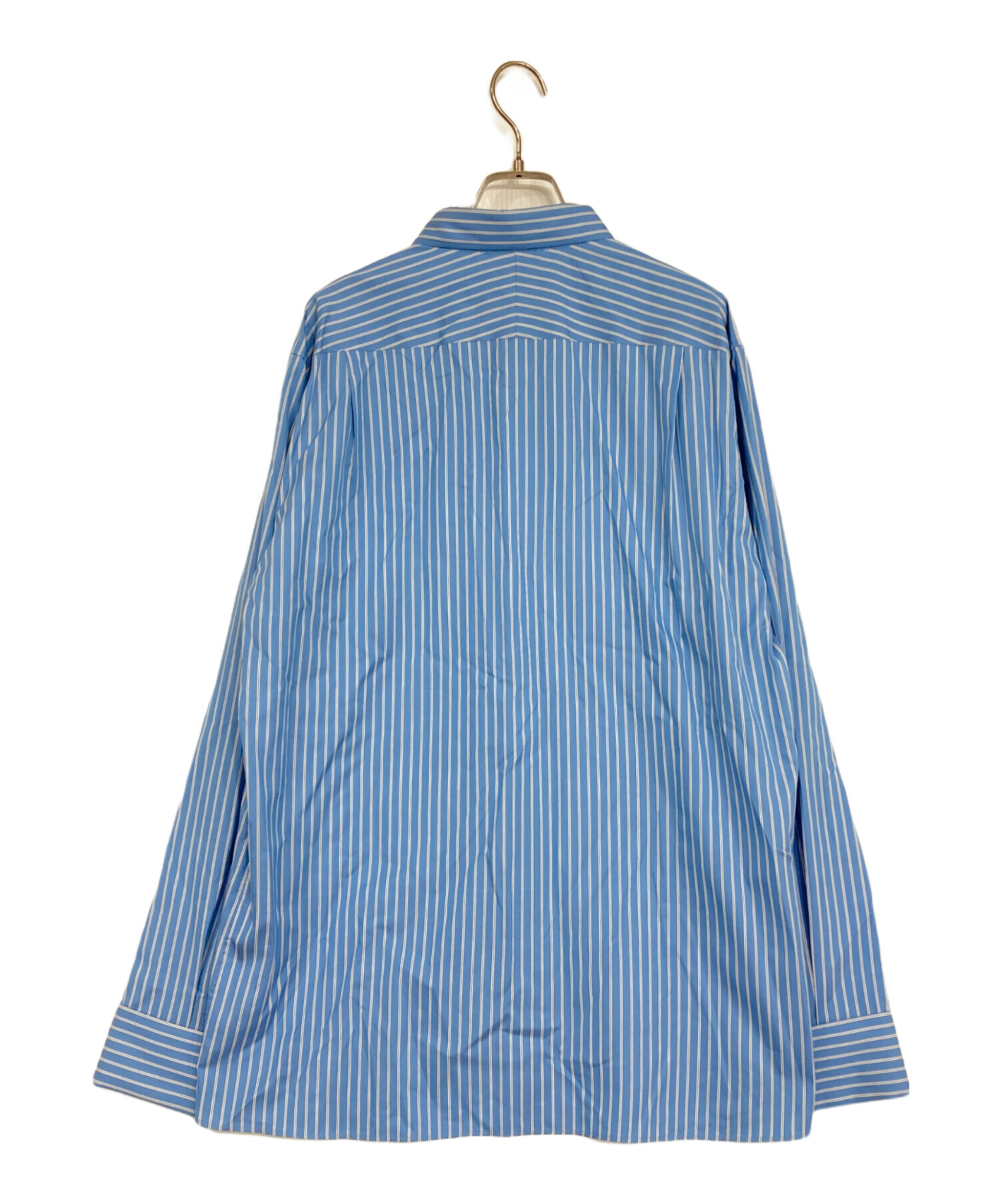 中古・古着通販】AURALEE (オーラリー) COTTON SILK STRIPE DOUBLEー