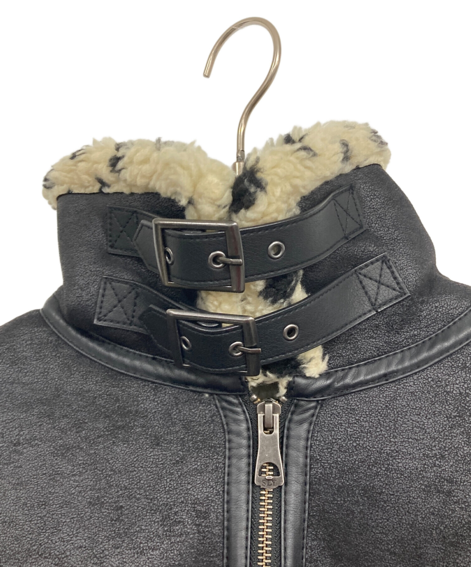 中古・古着通販】SLY (スライ) DAL 2WAY OVER SIZE B-3 ブラック 