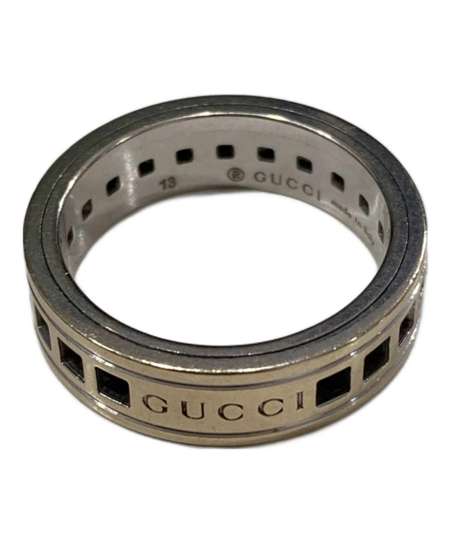 中古・古着通販】GUCCI (グッチ) スクロールリング サイズ:13