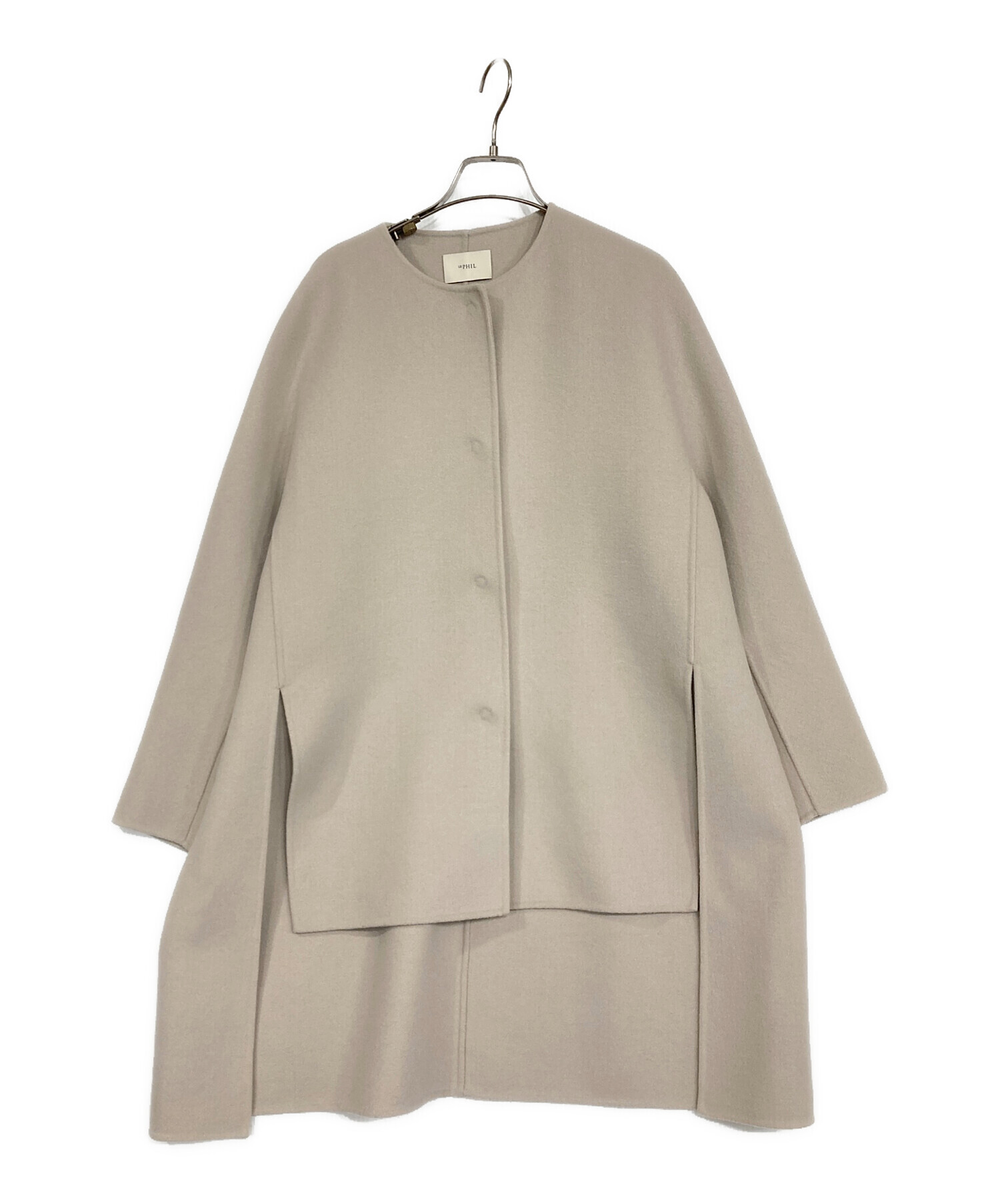 中古・古着通販】LE PHIL (ル フィル) ソフトウールリバーコート