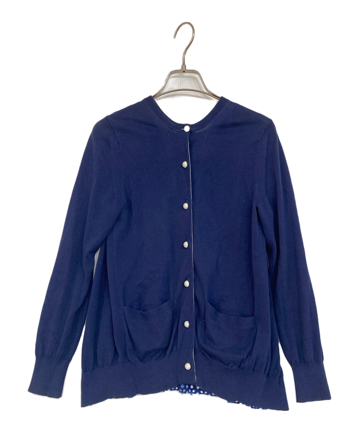 中古・古着通販】sacai luck (サカイラック) レース切替カーディガン