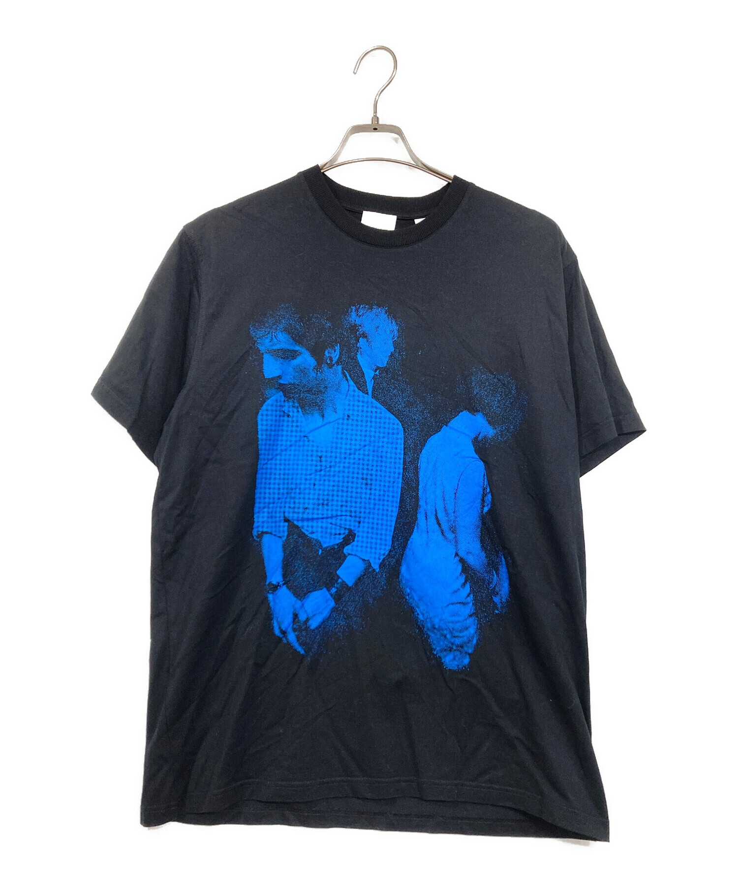 中古・古着通販】BURBERRY (バーバリー) プリントTシャツ ブラック 