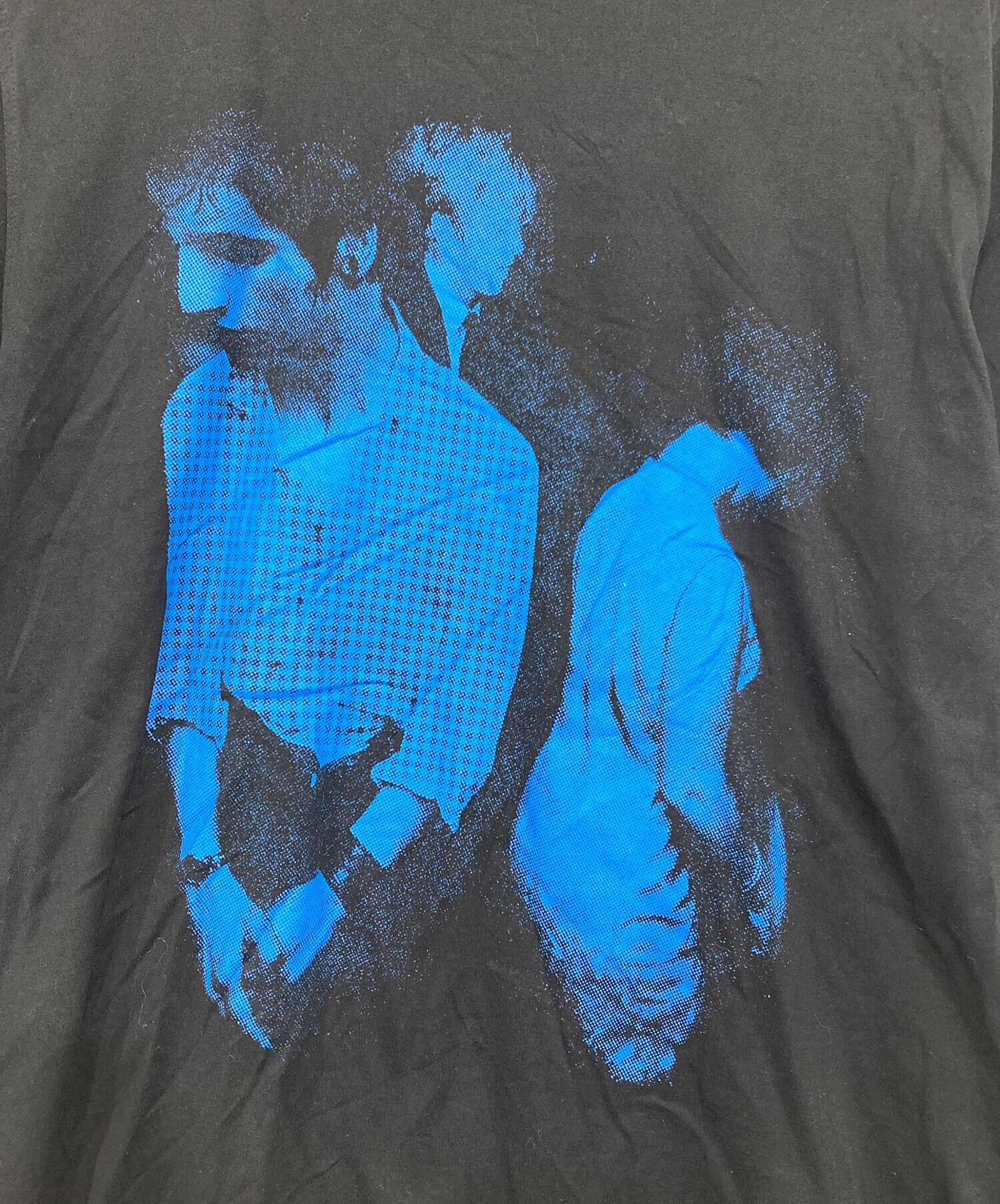 中古・古着通販】BURBERRY (バーバリー) プリントTシャツ ブラック 
