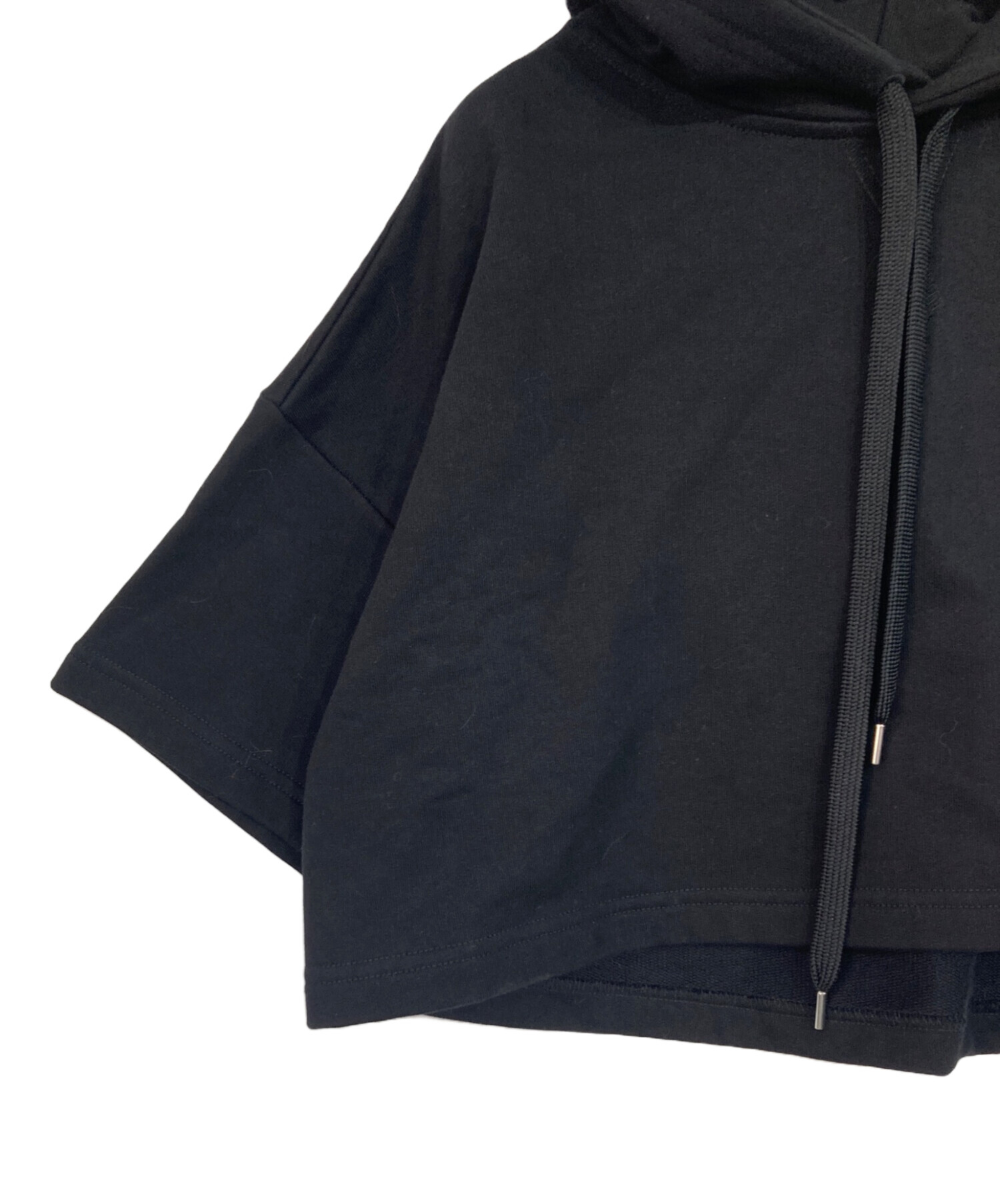 中古・古着通販】MARNI (マルニ) 半袖パーカー ブラック サイズ:40