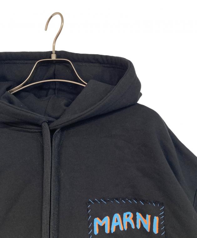 中古・古着通販】MARNI (マルニ) 半袖パーカー ブラック サイズ:40
