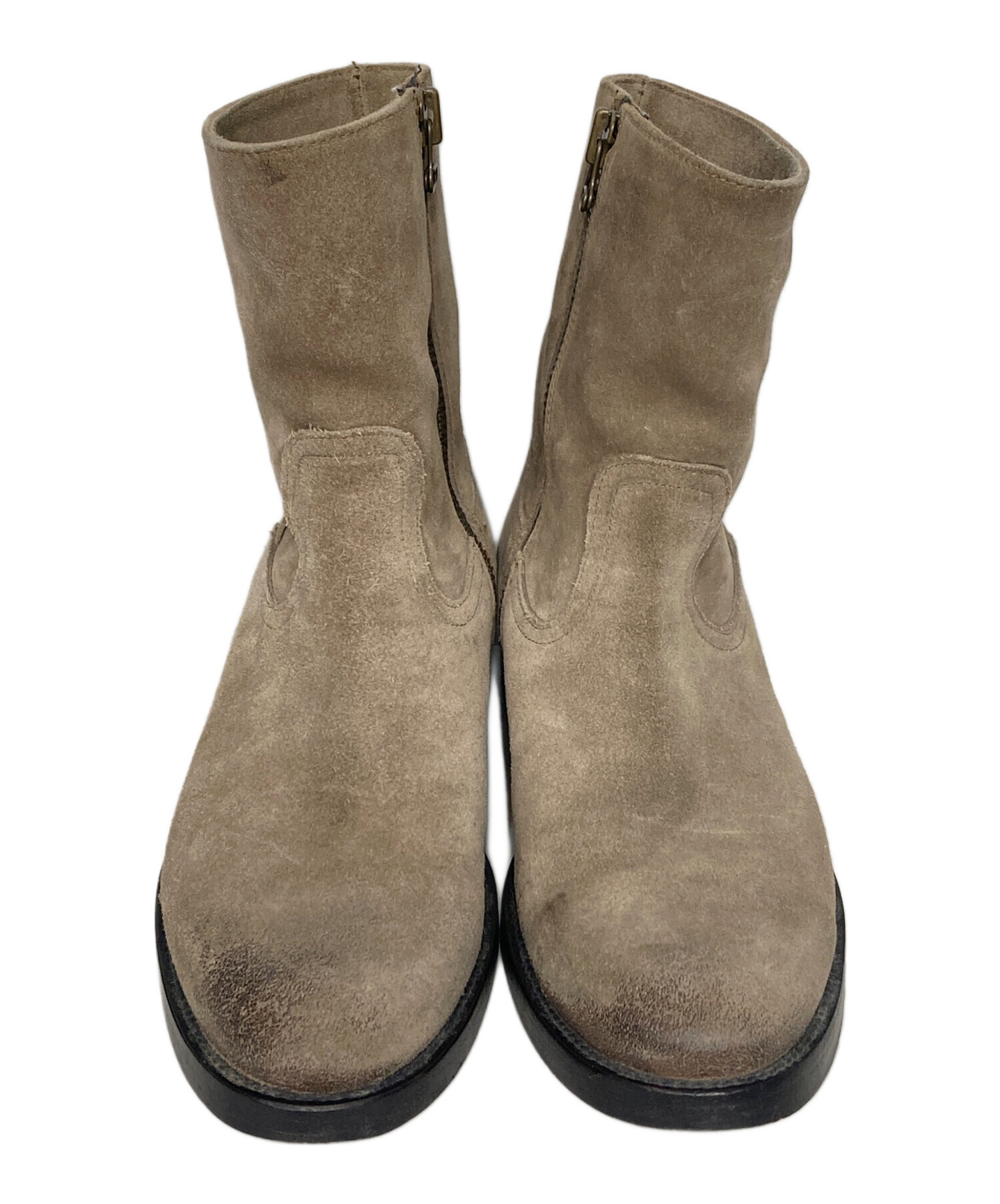 中古・古着通販】BUTTERO (ブッテロ) サイドジップスウェードブーツ