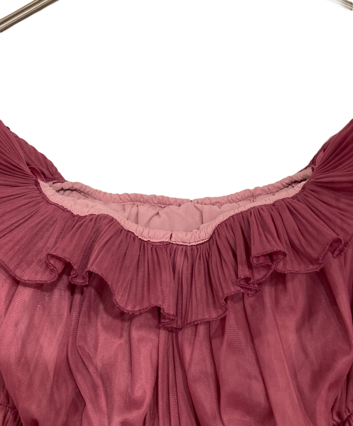 中古・古着通販】Snidel (スナイデル) Sustainableギャザーオフショル