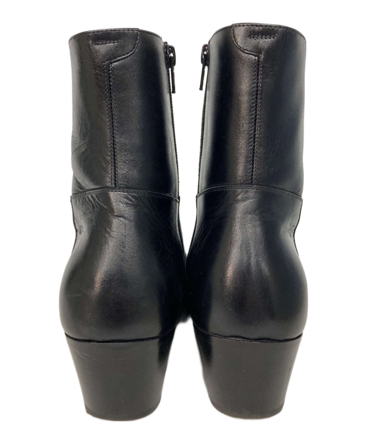 中古・古着通販】CELINE (セリーヌ) Jacnoヒールブーツ ブラック