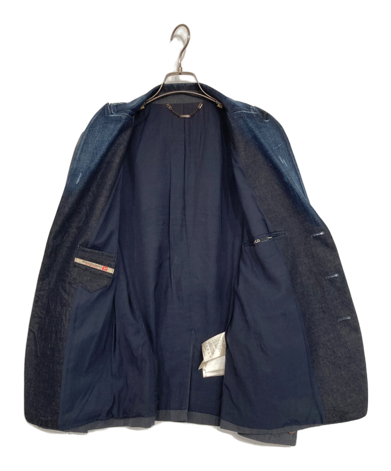 中古・古着通販】DIESEL (ディーゼル) ラペル切替テーラードジャケット 