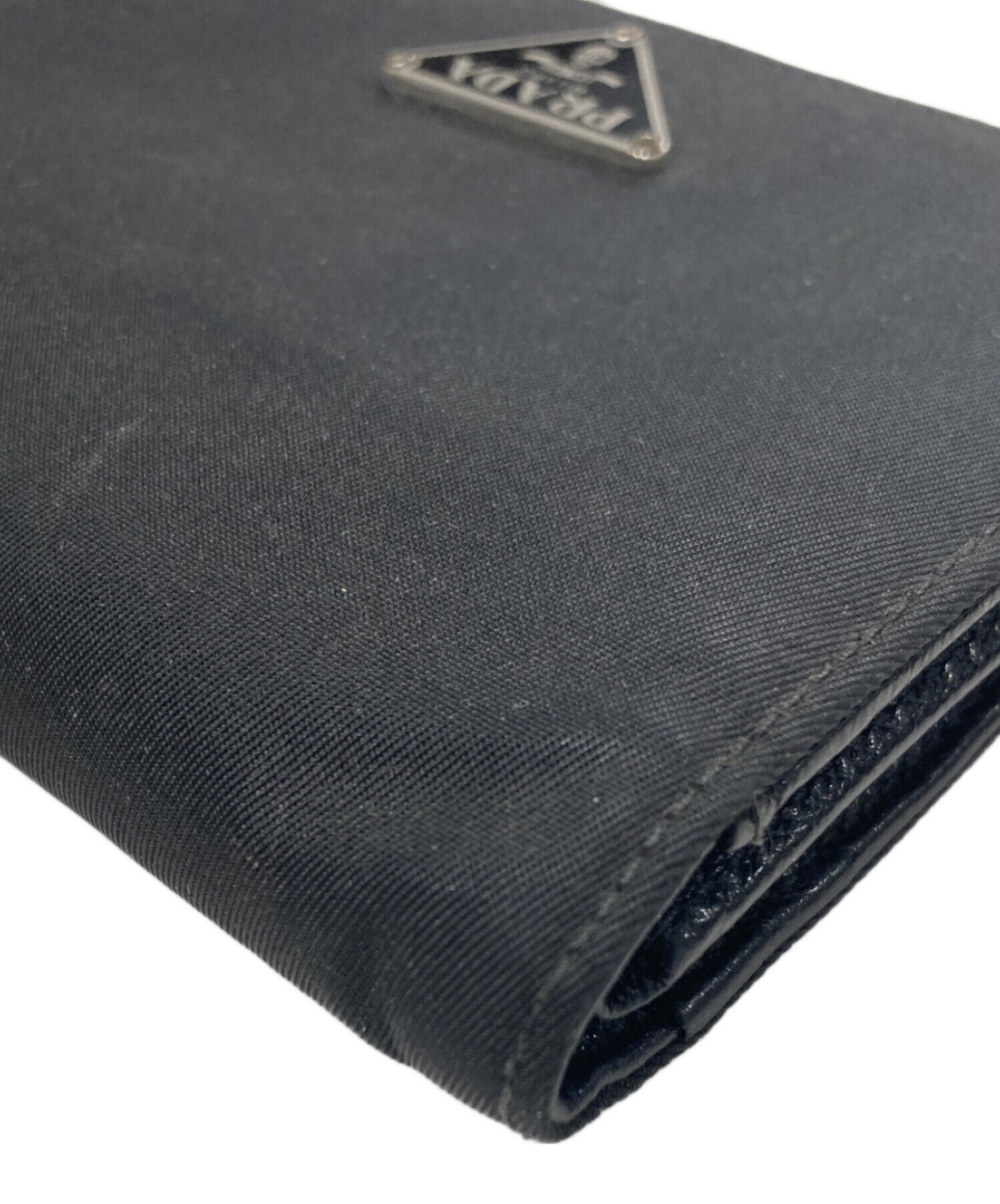 中古・古着通販】PRADA (プラダ) 2つ折り財布 ブラック