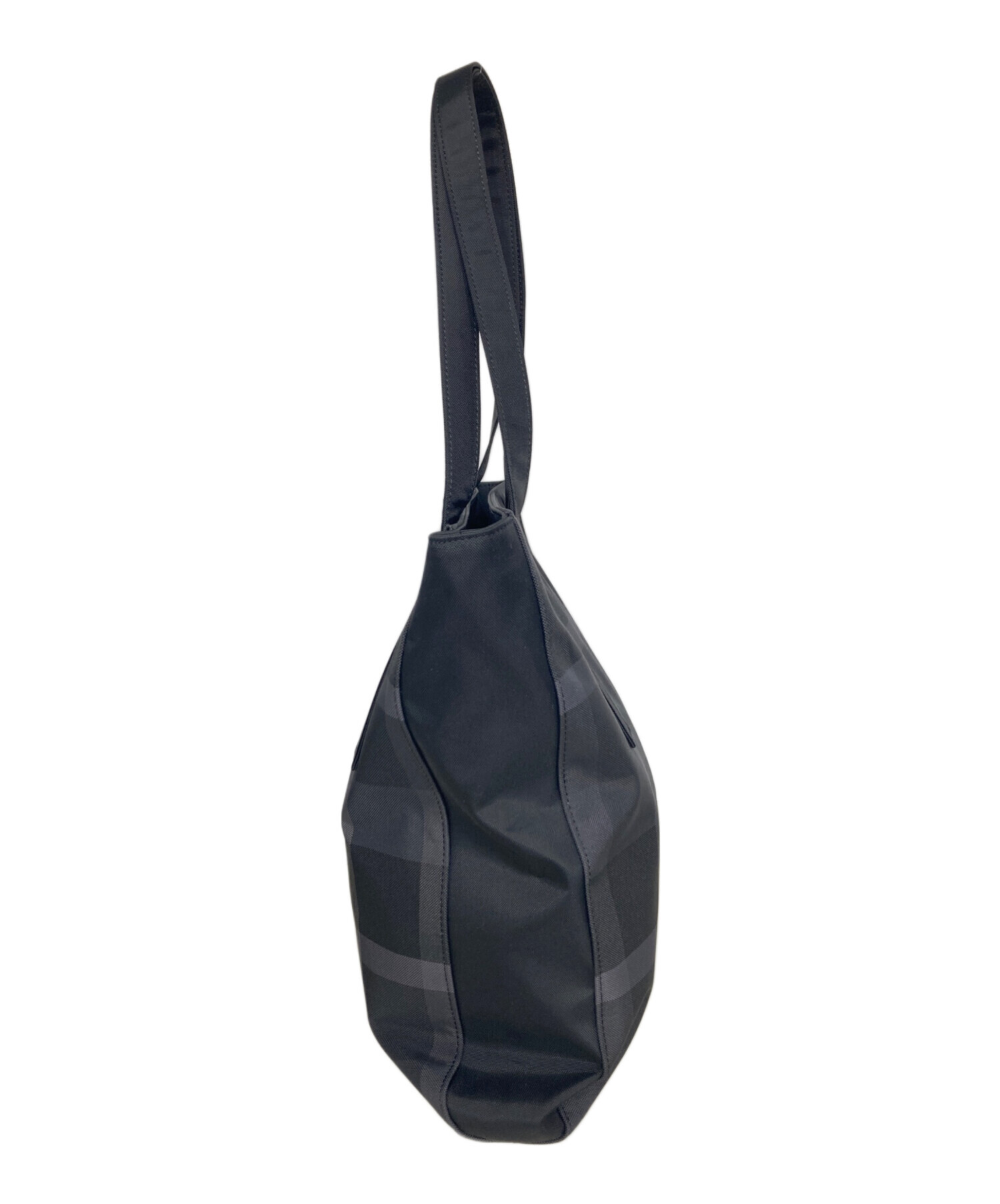 極美品 ブラックレーベルクレストブリッジ トートバッグ ナイロン ブラック 中古・古着通販】BLACK LABEL CRESTBRIDGE (ブラックレーベル