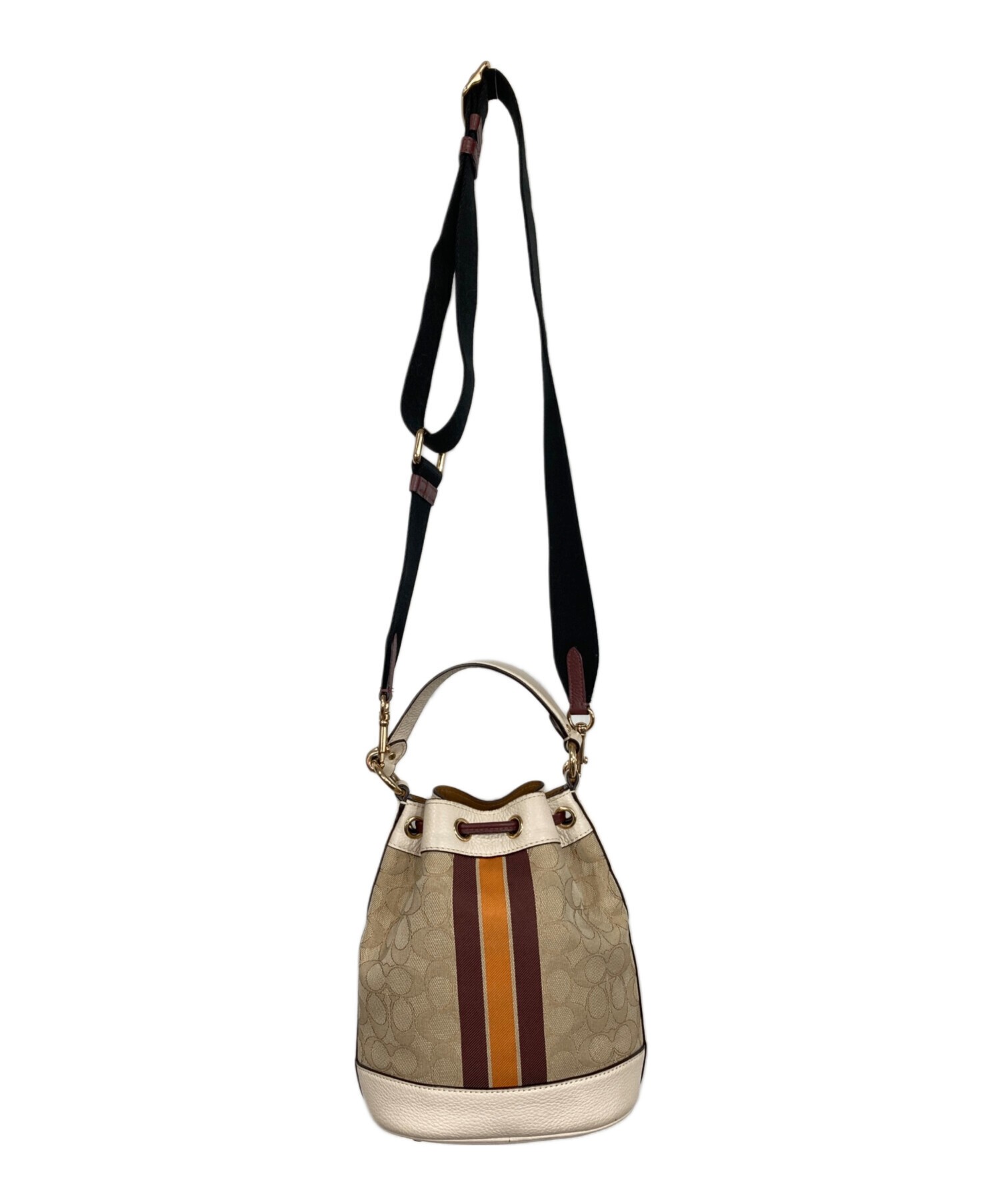 中古・古着通販】COACH (コーチ) DEMPSEYショルダーバッグ ベージュ 