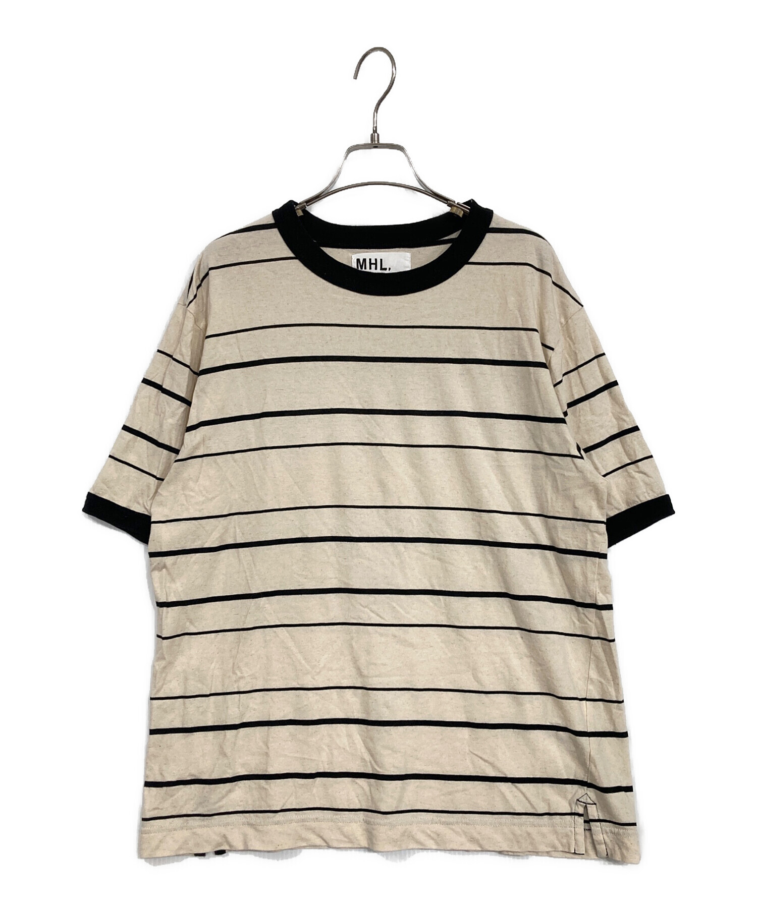 中古・古着通販】MHL (エムエイチエル) COTTON LINEN STRIPE JERSEY SS 
