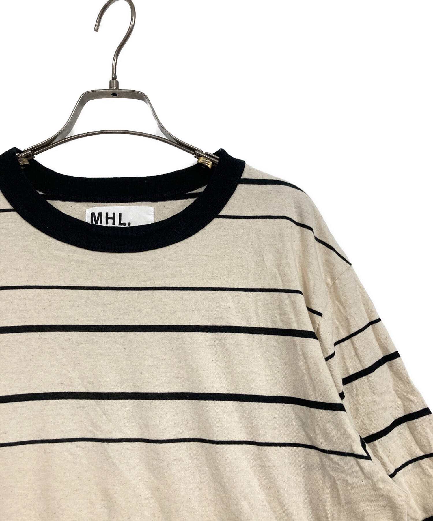 中古・古着通販】MHL (エムエイチエル) COTTON LINEN STRIPE JERSEY SS 