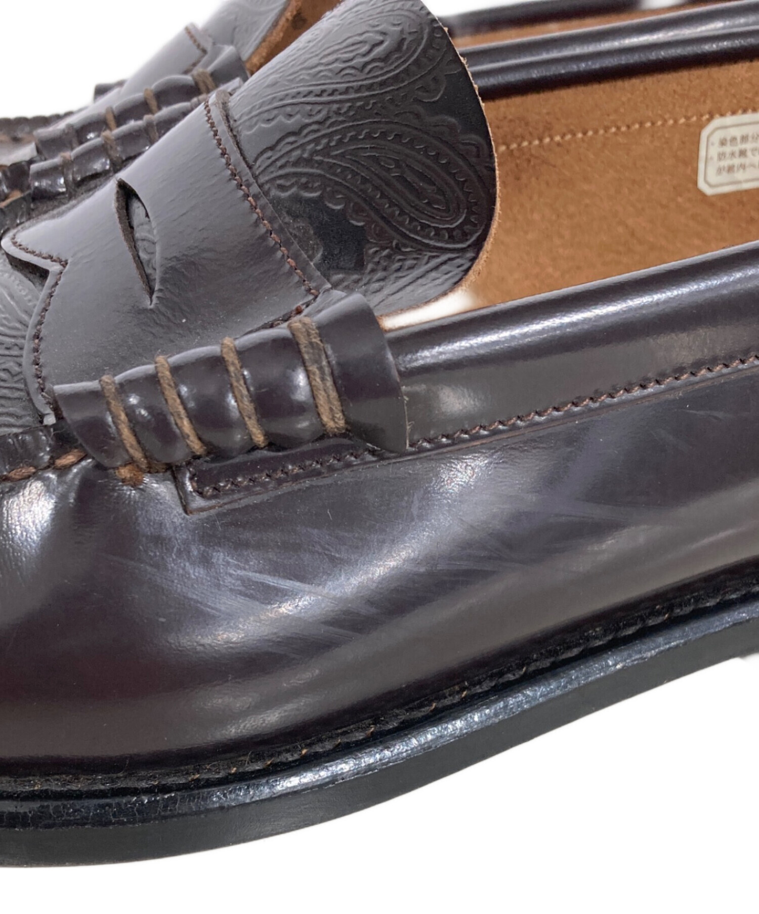 中古・古着通販】REGAL (リーガル) ペイズリー柄コインローファー