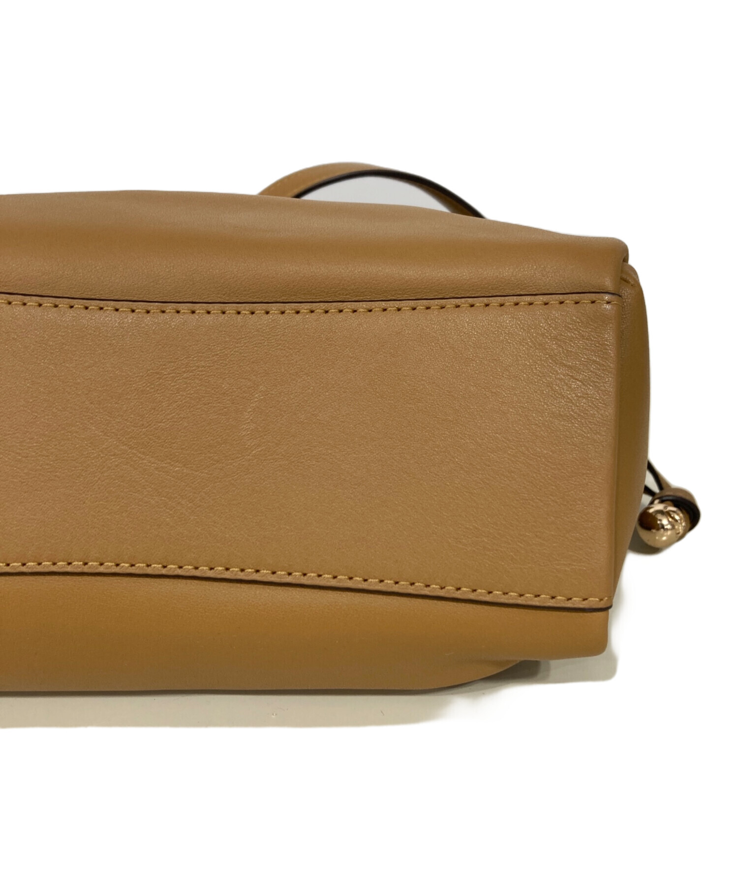 未使用✨ コーチ フェイ ドローストリングバッグ 2way レザー ブラウン 未使用✨ コーチ フェイ ドローストリングバッグ 2way レザー ブラウン