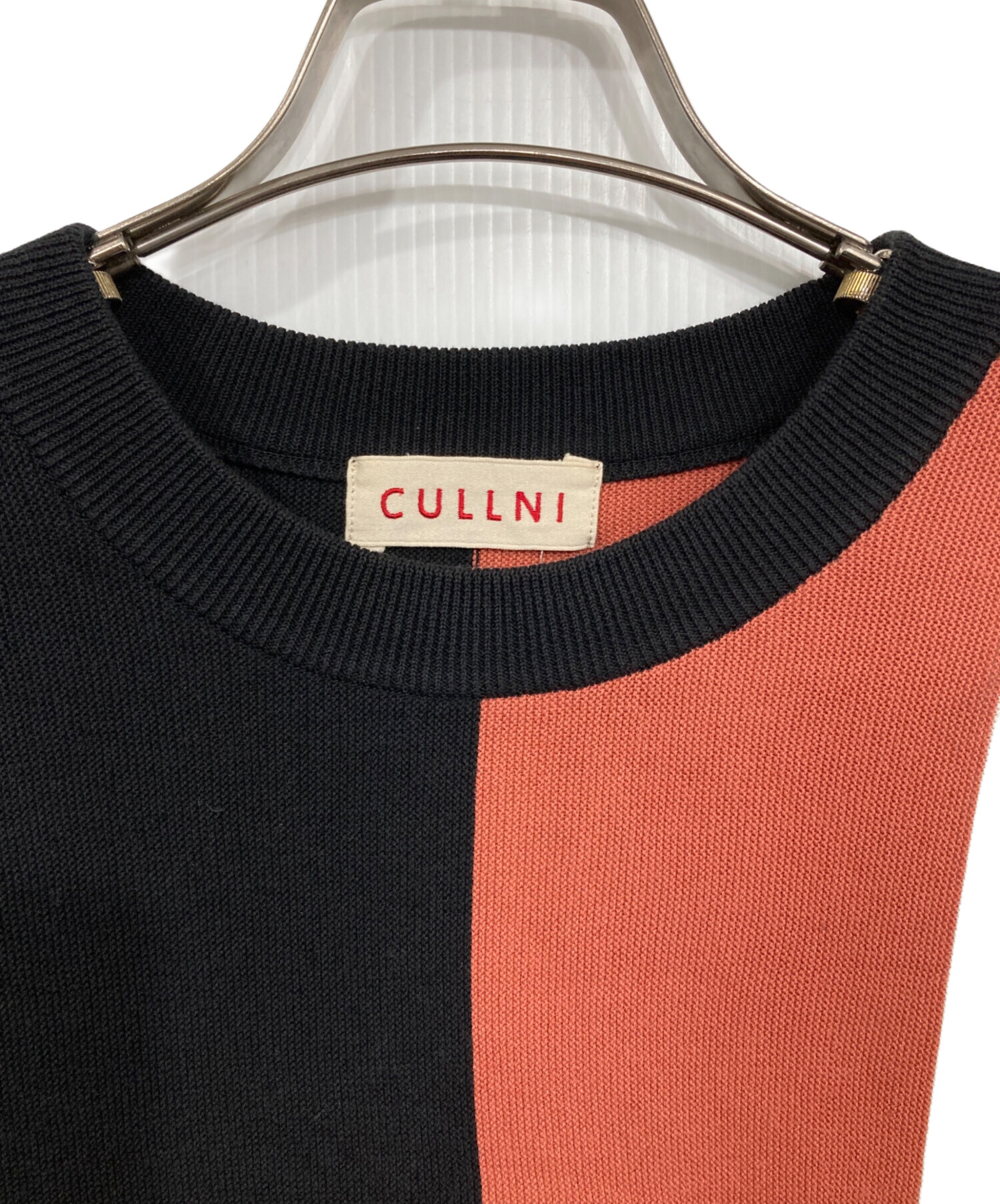 近年モデル CULLNI クルニ アシメトリー フリンジ ニット ユニセックス 近年モデル CULLNI クルニ アシメトリー フリンジ ニット ユニセックス