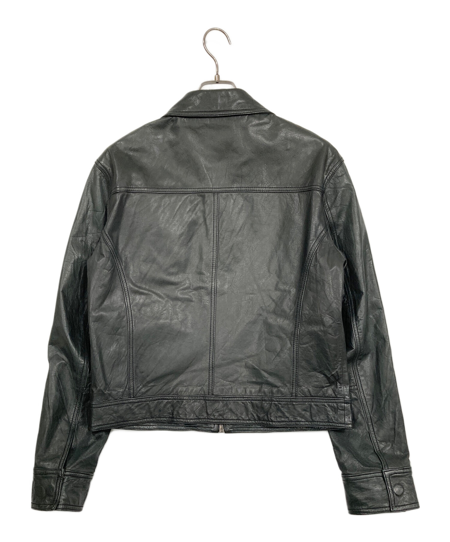 DKNYダナキャランニューヨーク レザーライダース ジャケット DKNY（ダナ・キャラン・ニューヨーク） 羊革 ラムレザー ライダース