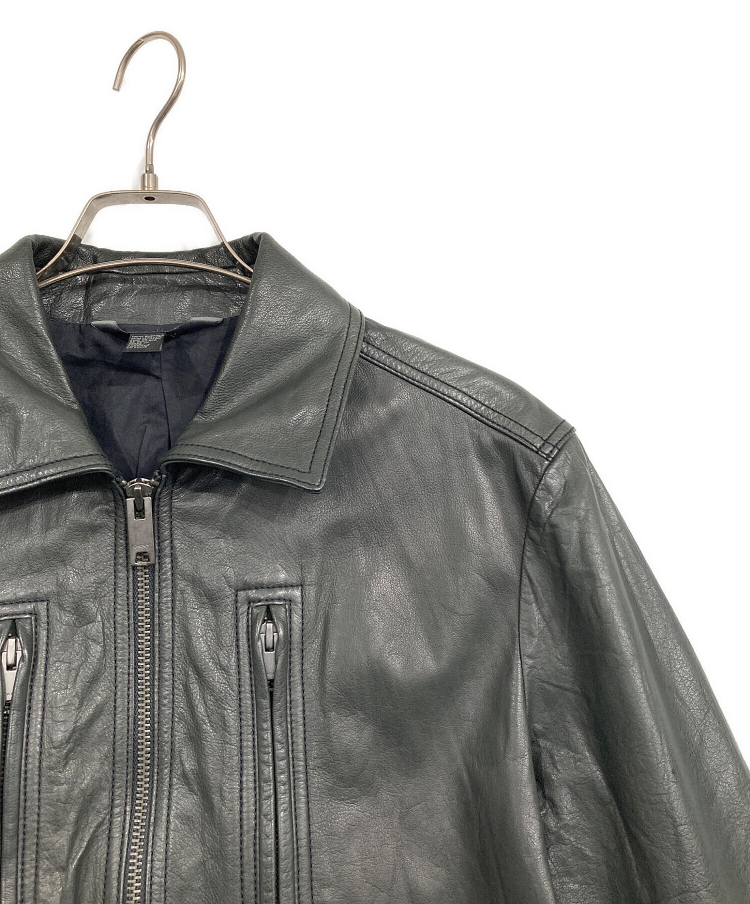 中古・古着通販】DKNY (ダナキャランニューヨーク) バッファローレザー