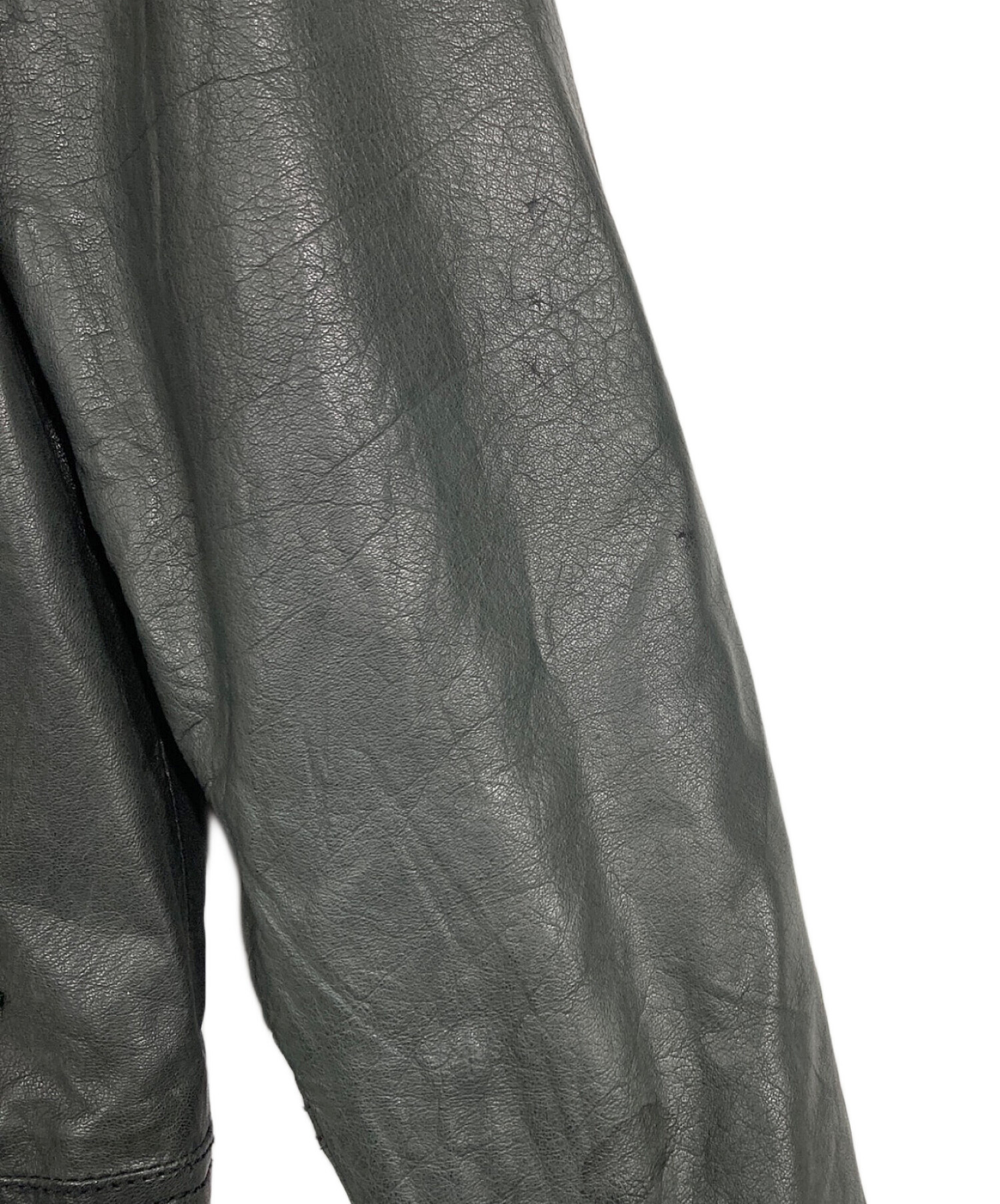 中古・古着通販】DKNY (ダナキャランニューヨーク) バッファローレザー