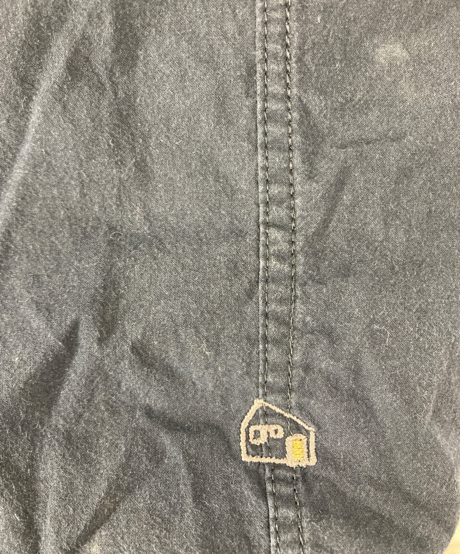 中古・古着通販】HUIS (ハウス) オーガニックコットンバンドカラー半袖 
