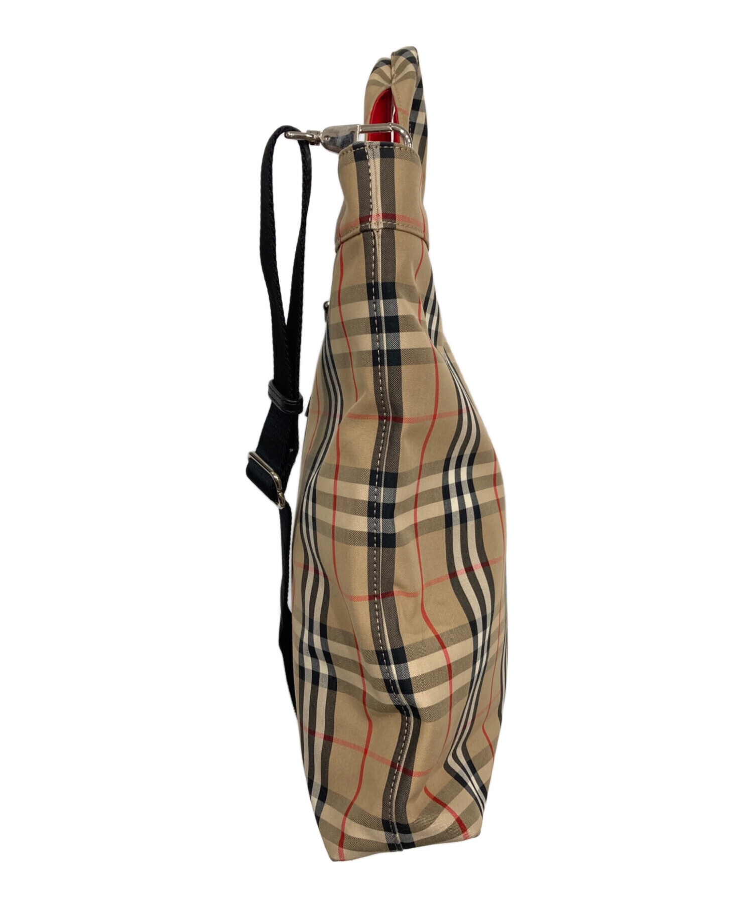 中古・古着通販】BURBERRY (バーバリー) バーバリーチェック2WAYトート 