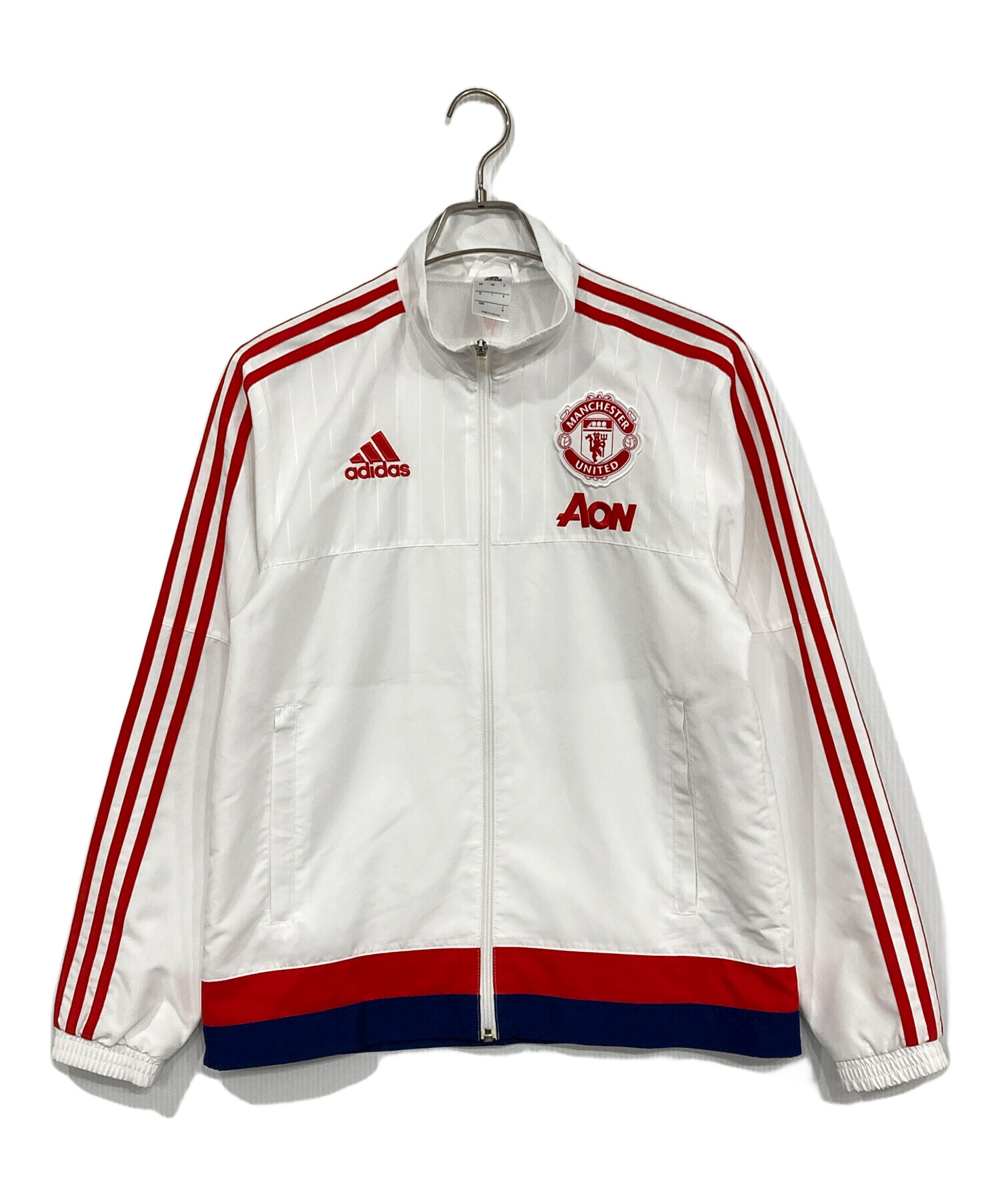 中古・古着通販】adidas (アディダス) トラックジャケット ホワイト