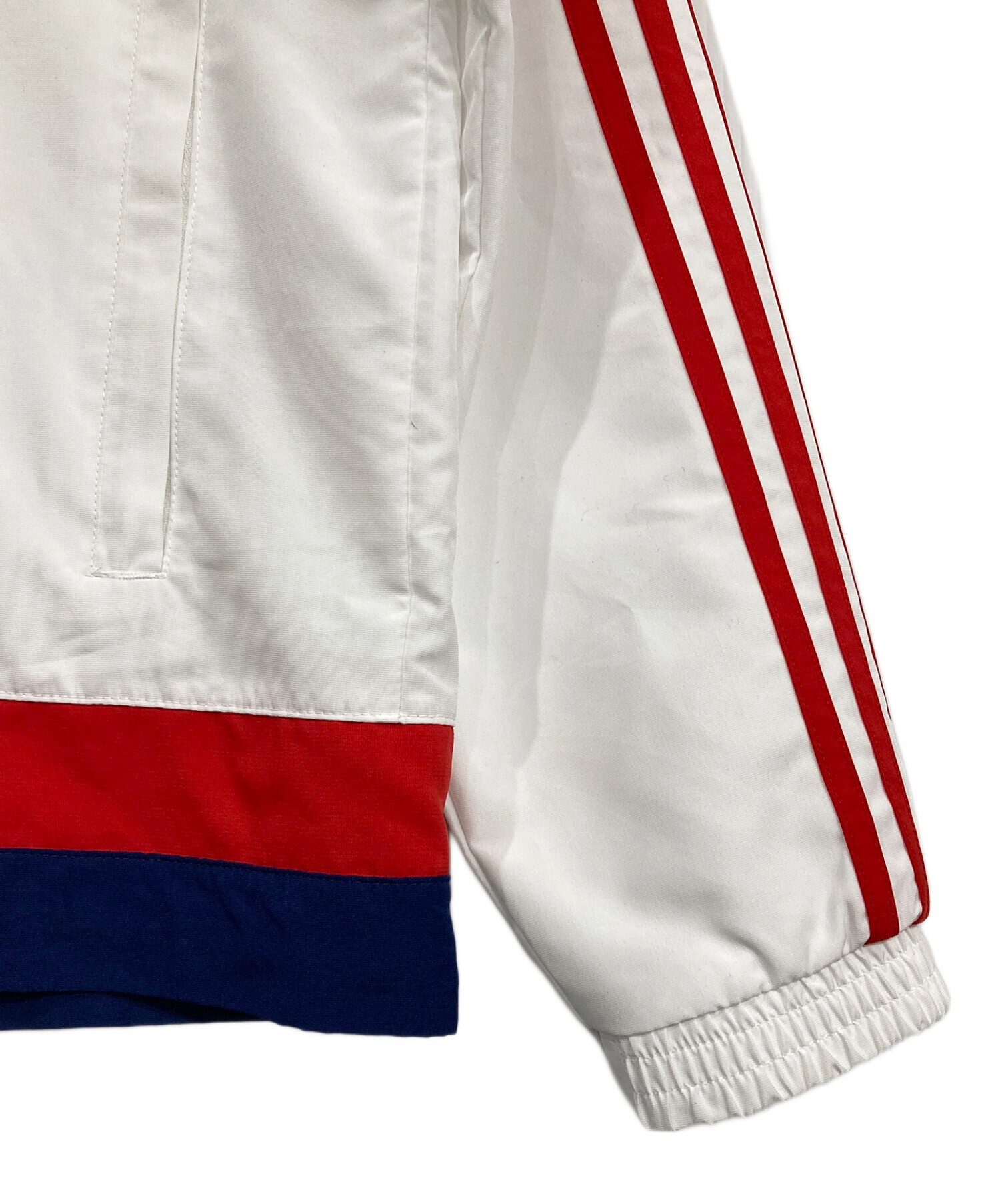 中古・古着通販】adidas (アディダス) トラックジャケット ホワイト