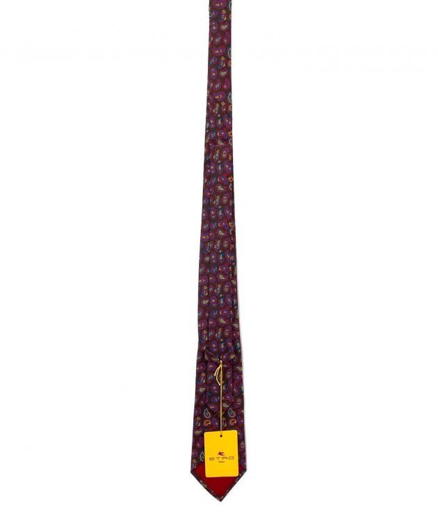 中古・古着通販】ETRO (エトロ) ペイズリー柄ネクタイ ブラウン サイズ