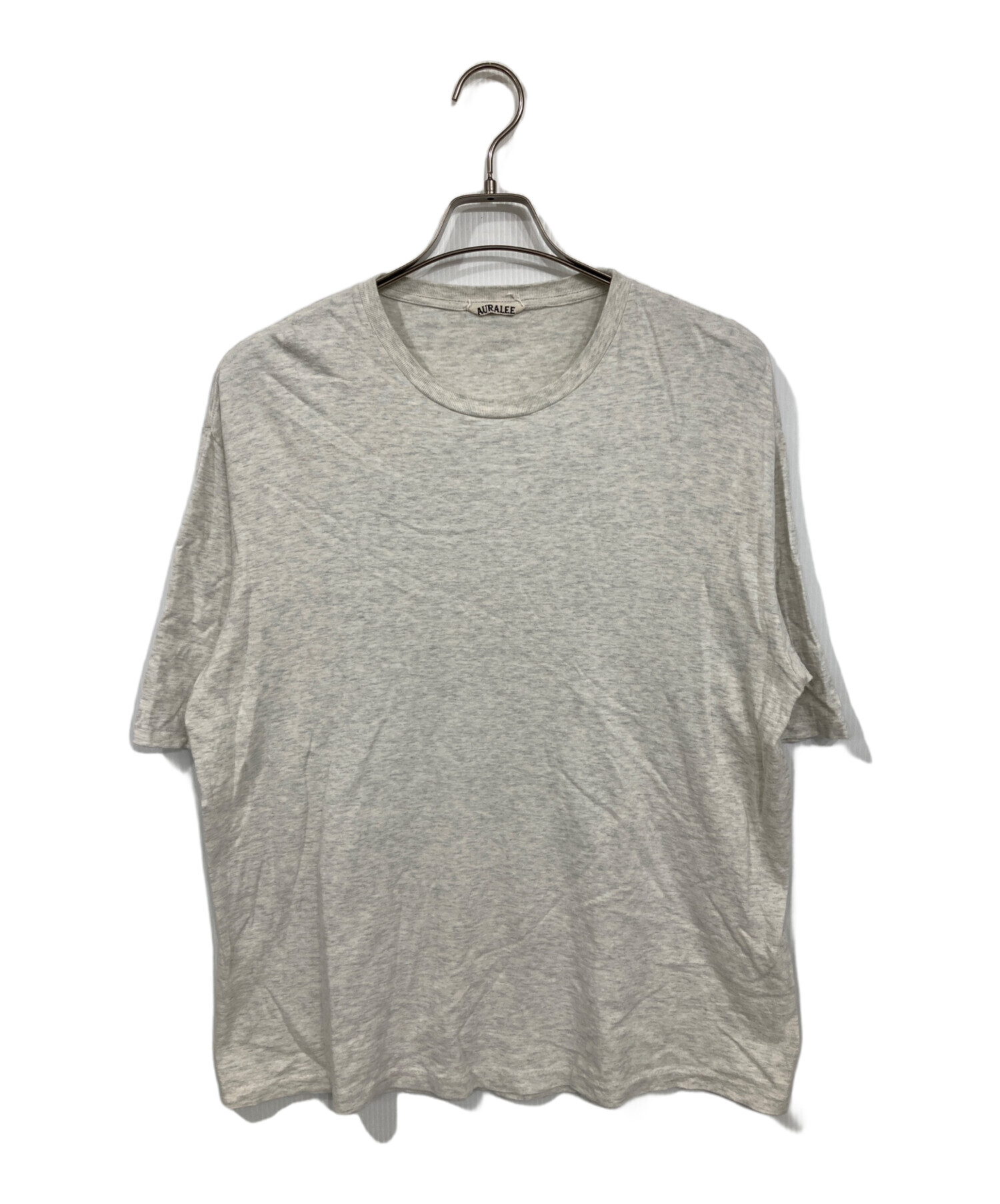 トップス AURALEE CREW NECK HALF SLEEVE TEE 中古・古着通販】AURALEE (オーラリー) SEAMLESS CREW NECK HALF