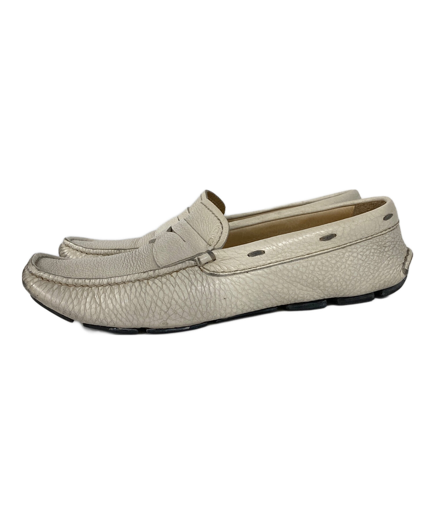 中古・古着通販】PRADA (プラダ) ドライビングシューズ ホワイト
