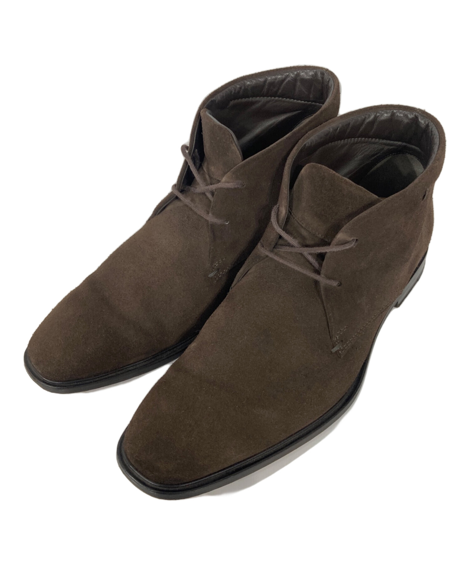 中古・古着通販】TOD'S (トッズ) スエードチャッカーブーツ ブラウン