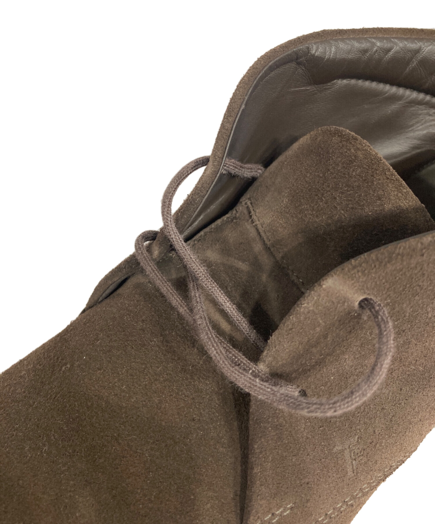 中古・古着通販】TOD'S (トッズ) スエードチャッカーブーツ ブラウン