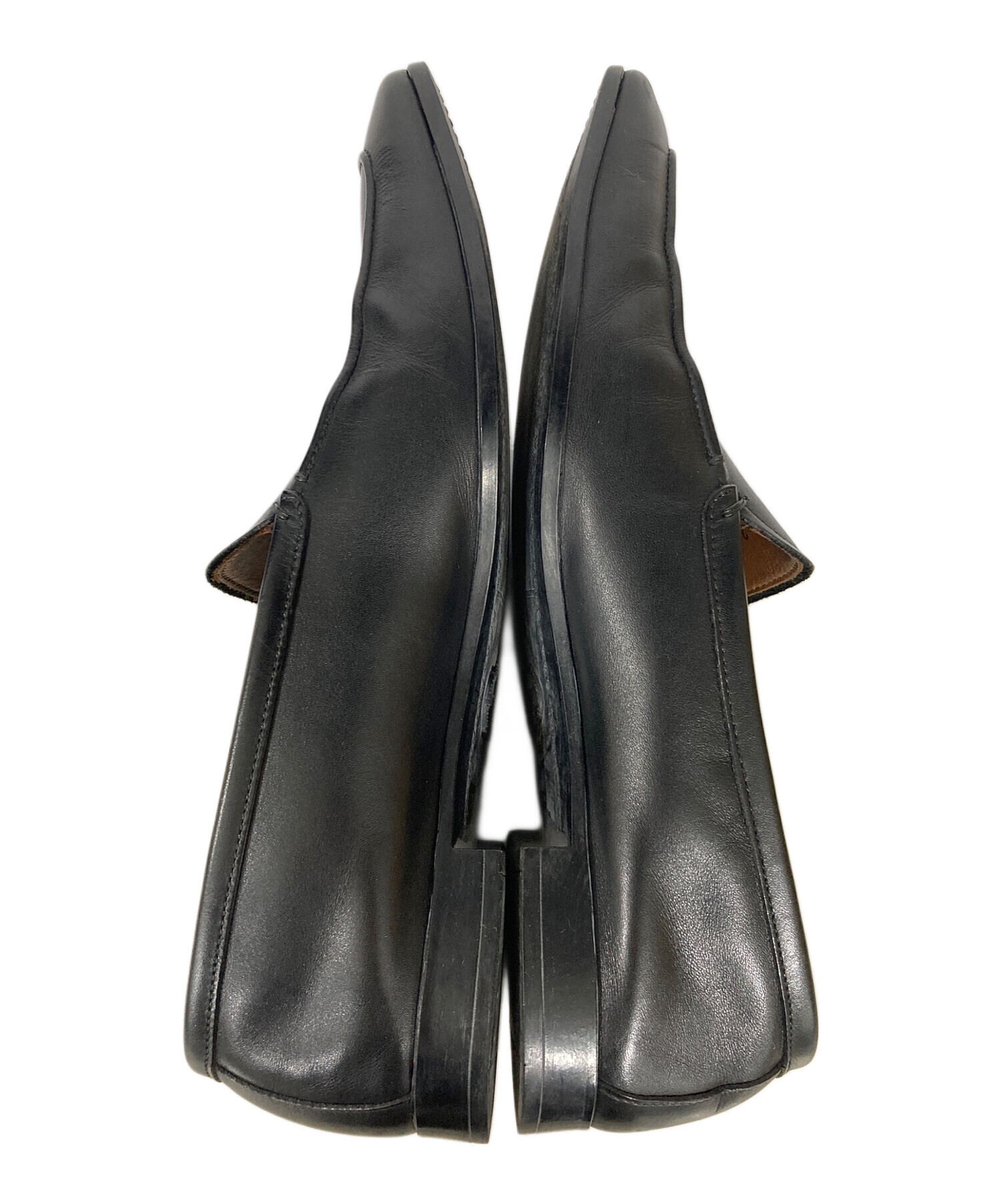 中古・古着通販】PRADA (プラダ) スクエアトゥスリッポンローファー