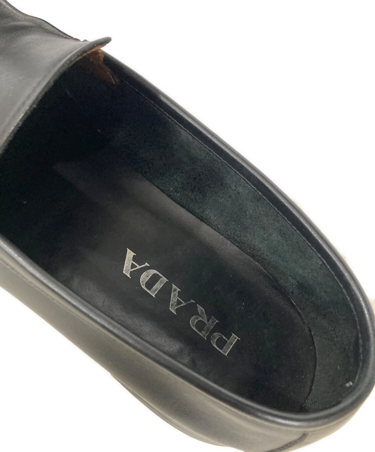 M*M様 PRADA プラダ　スリッポン　ブラック 未使用品 ブラック Re-nylon スリッポンスニーカー | PRADA