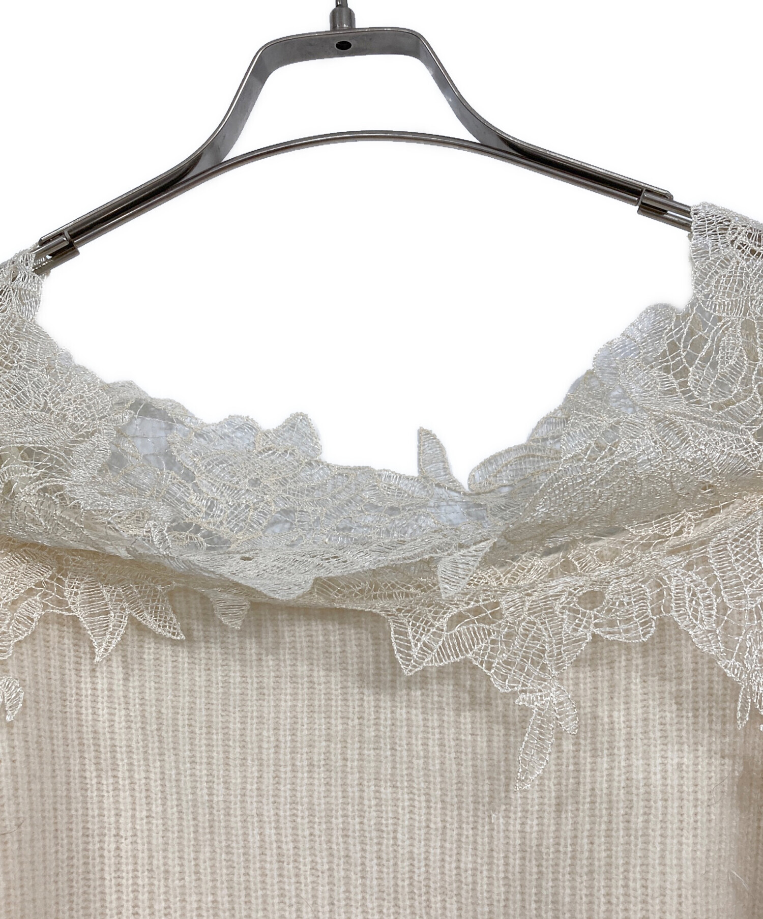 中古・古着通販】FRAY ID (フレイ アイディー) レースオフショルダー