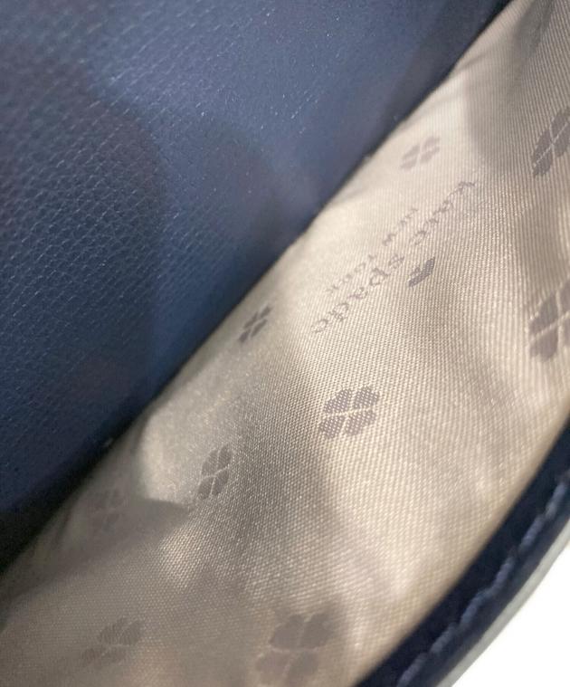 【新品未使用】 ケイトスペード グレインレザー シルビア チェーン ウォレット 中古・古着通販】Kate Spade (ケイトスペード) シルビアチェーン
