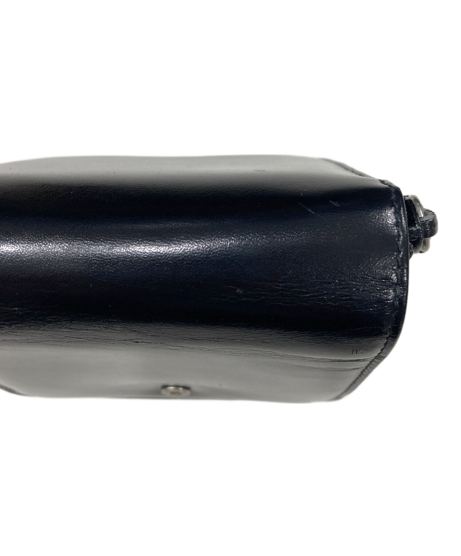 中古・古着通販】PRADA (プラダ) 2つ折り財布 ブラック｜ブランド