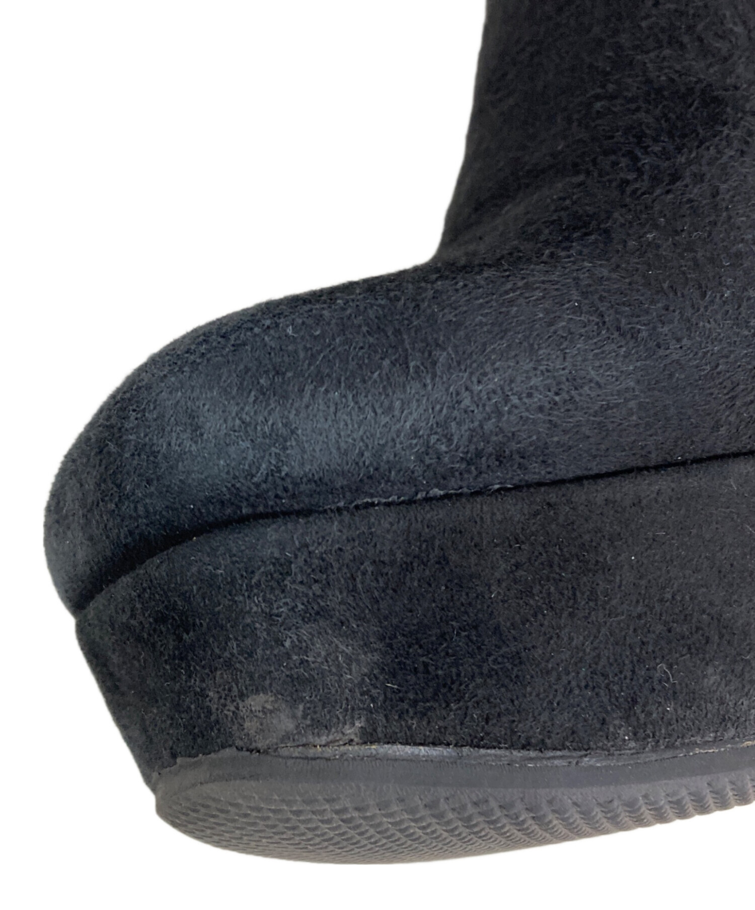 中古・古着通販】MIU MIU (ミュウミュウ) ブーティ ブラック サイズ:36