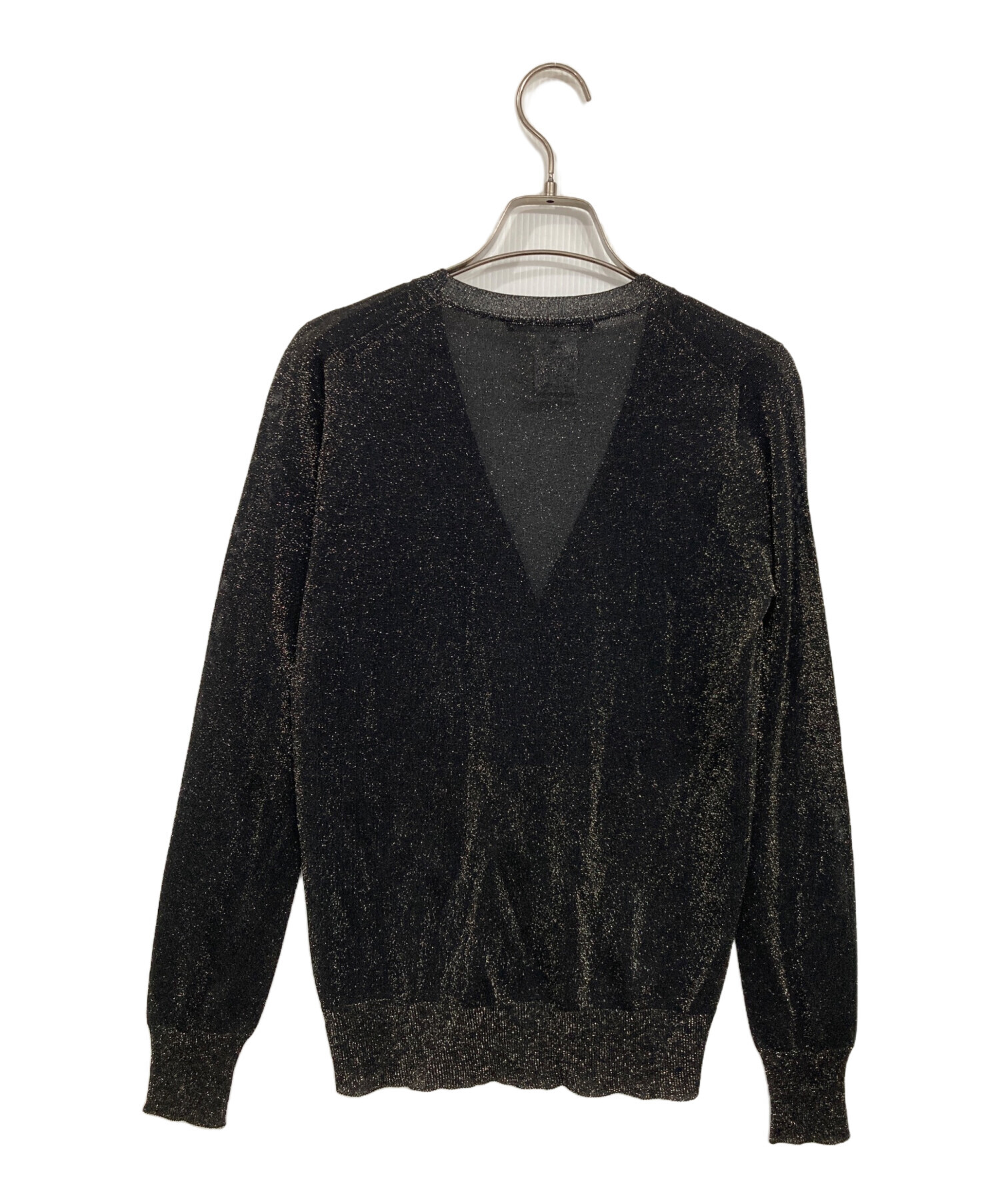 中古・古着通販】GUCCI (グッチ) GGチャーム付ラメカーディガン