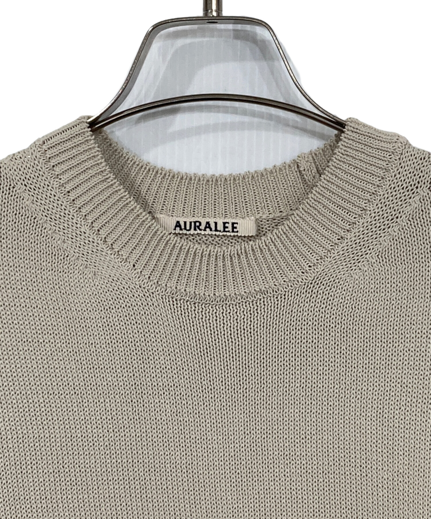 中古・古着通販】AURALEE (オーラリー) COTTON POLYESTER CODE KNIT
