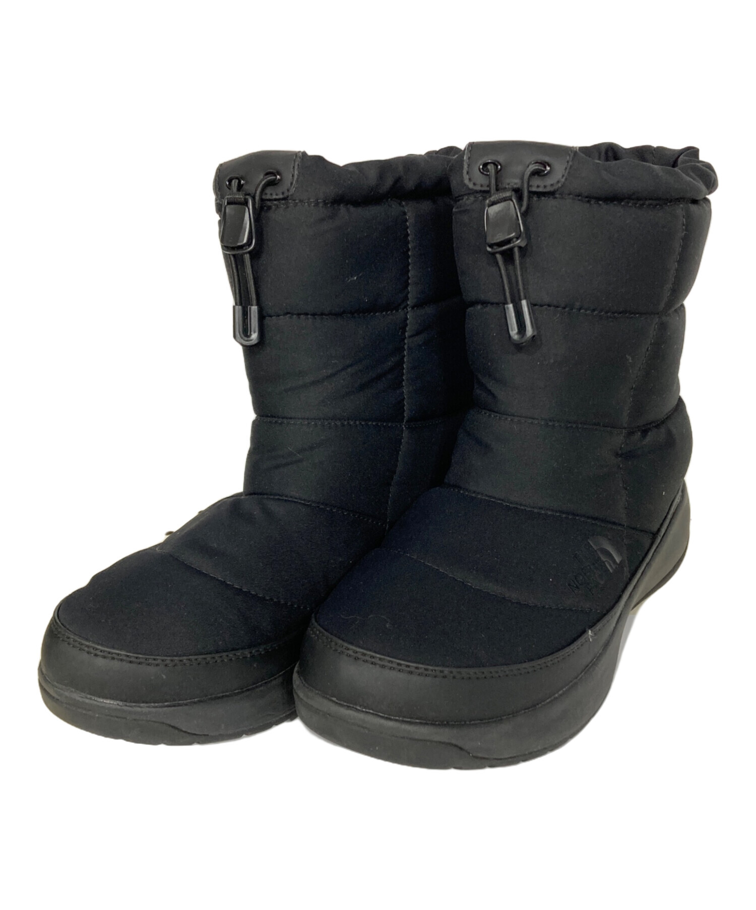 未使用品 THE NORTH FACE ブラック ブーツ US 8 25cm 中古・古着通販】THE NORTH FACE (ザ ノース フェイス) ヌプシブーツ