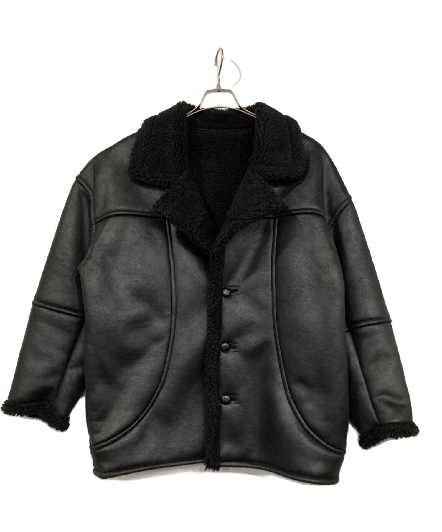 中古・古着通販】Ungrid (アングリッド) フェイクムートンルーズ