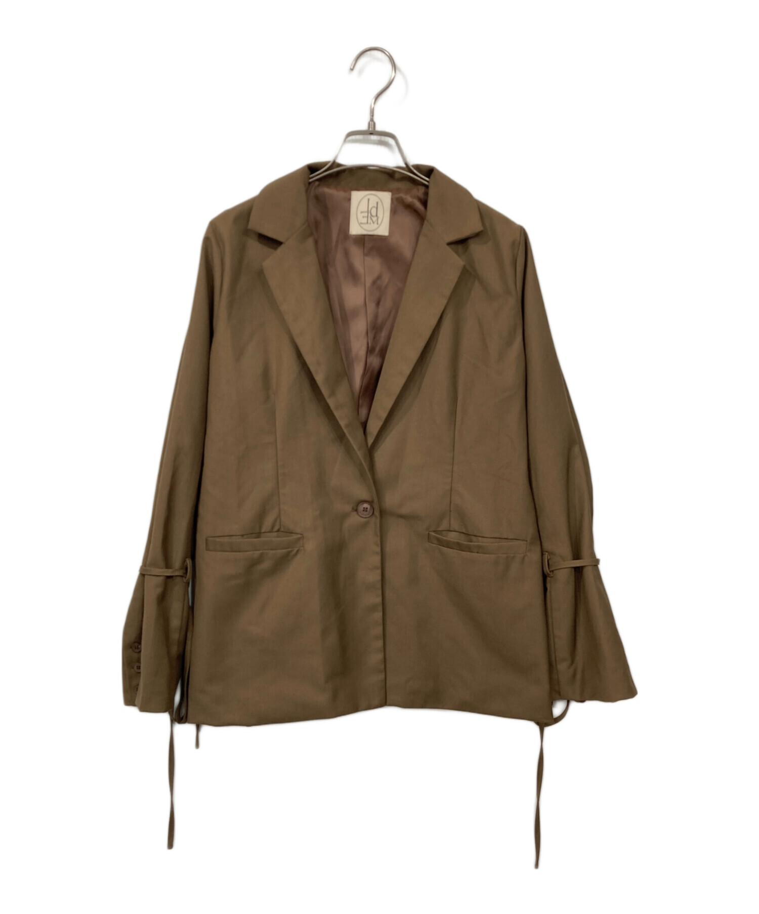 idem テーラードジャケット セール】oversized layered jacket / レイヤードデザインオーバー
