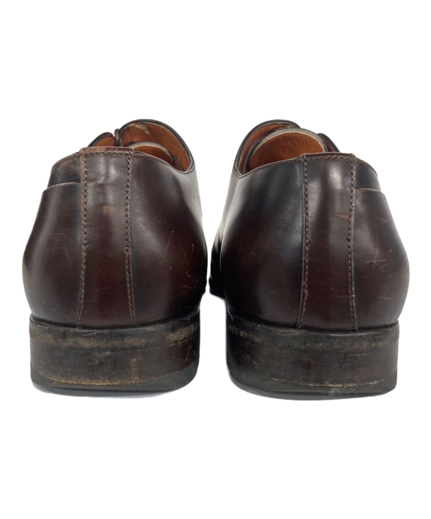 サントーニ ブラウン ドレスシューズ Santoni サントーニ ブラウン