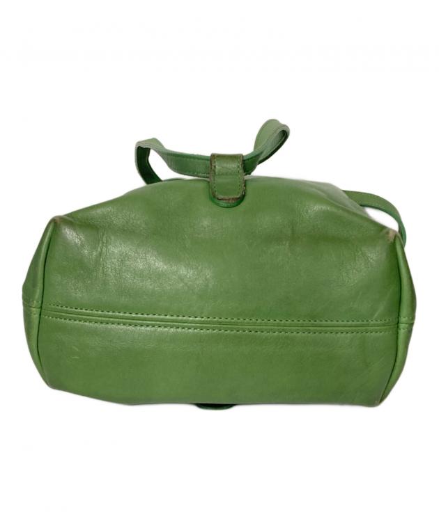 週末お値引き COACH オリーブグリーン レザー リュック 中古・古着通販】COACH (コーチ) レザーリュック グリーン｜ブランド