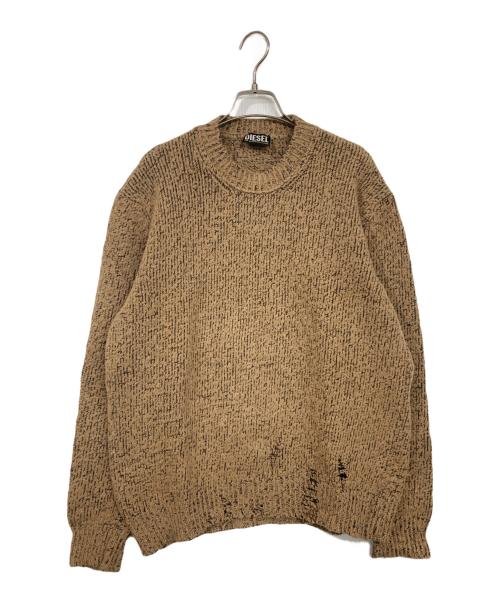 DIESEL ディーゼル メンズ L ダメージ加工 ニット 3044003326658193_01_5479w.jpeg