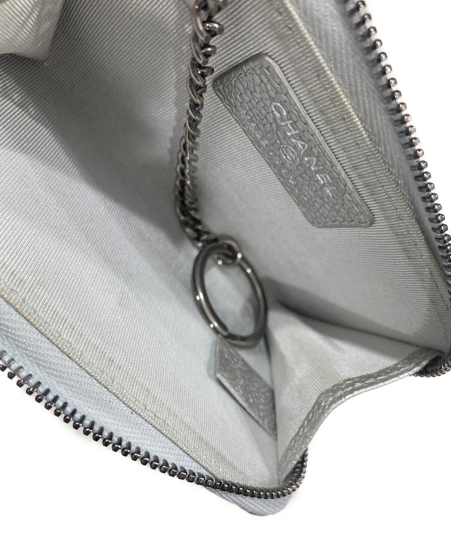 中古・古着通販】CHANEL (シャネル) キーリング付コインケース