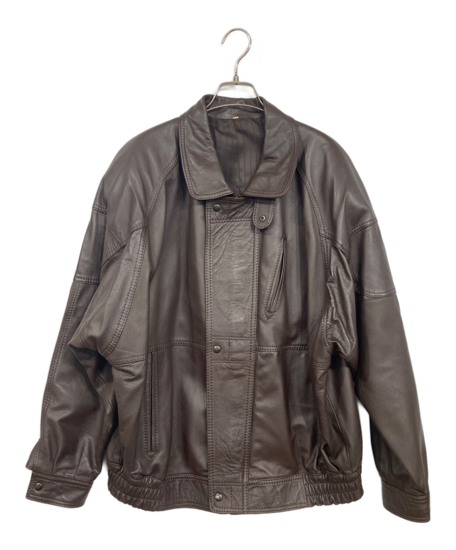 中古・古着通販】Kastoria (カストリア) レザージャケット ブラウン